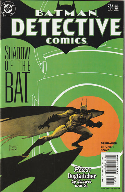 Detective Comics #786 (2003) - Ed Brubaker, Tim Sale cover