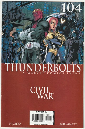 Thunderbolts #104 (2006) - Civil War tie-in