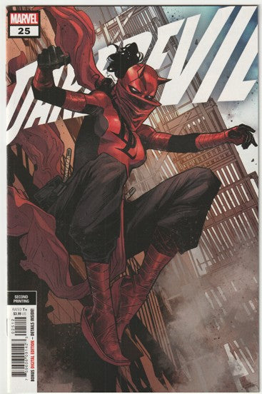 Daredevil #25 (LGY #637) (2021) - 1st Appearance & Cover of Elektra Natchios as Daredevil - 2nd Printing Variant