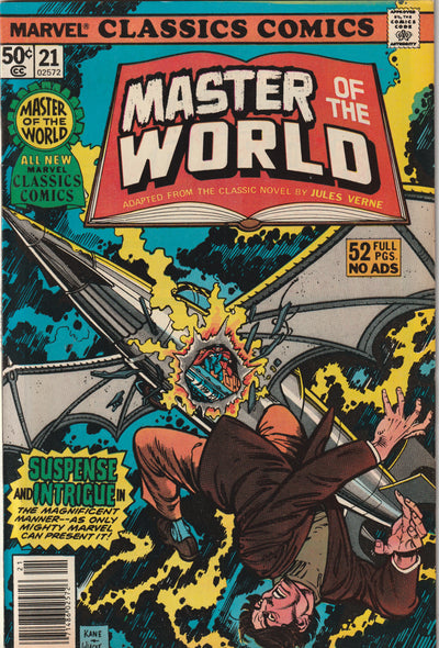 Marvel Classics Comics #21 (1977) - Master of the World