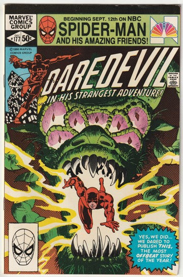 Daredevil #177 (1981) - Frank Miller, Elektra Appearance