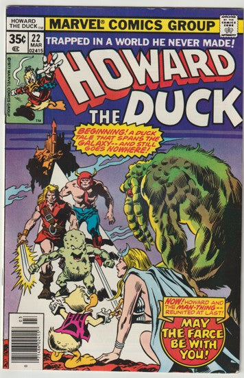 Howard the Duck #22 (1978) - Guest starring Man-Thing