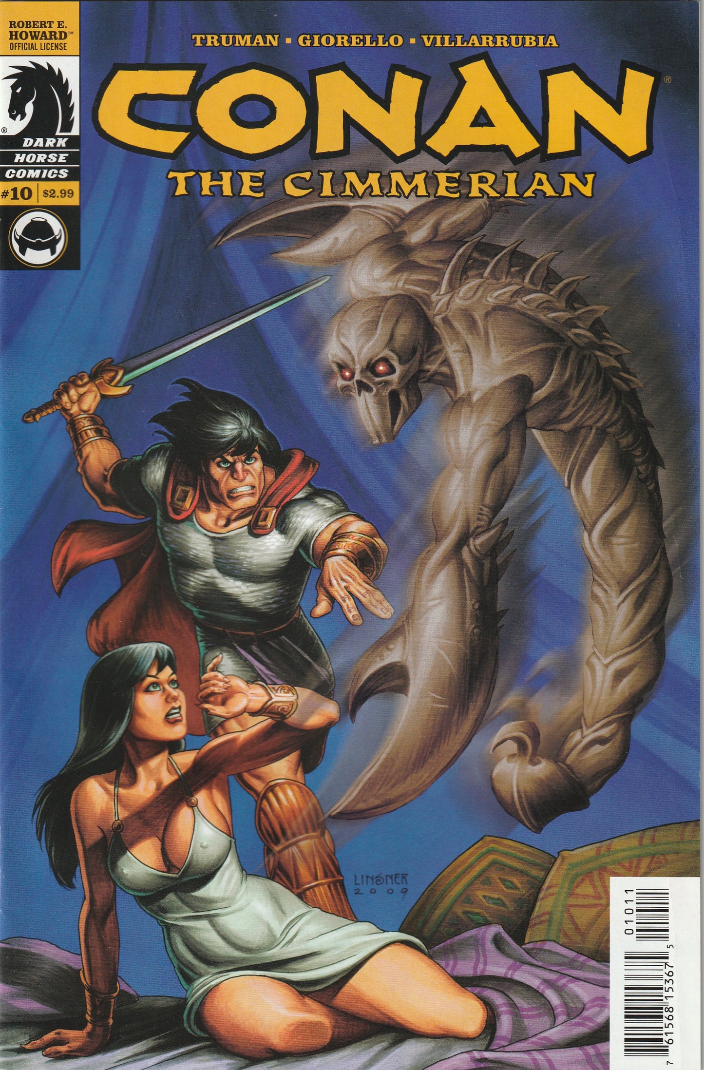 Conan The Cimmerian #10 (2008) - Joseph Michael Linsner cover