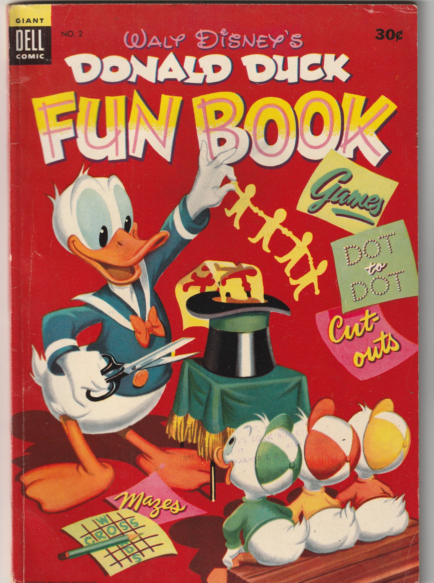 Donald Duck Fun Book #2 (1954) - Dell Giant