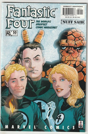 Fantastic Four #50 (#479) (Volume 3, 2002)  - 1st Cameo Appearance of Valeria Richards