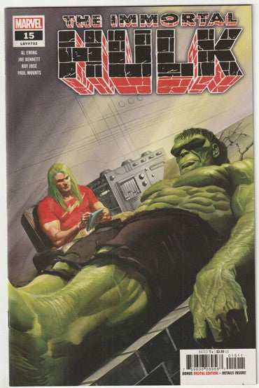 The Immortal Hulk #15, LGY #732 (2019) - Regular Alex Ross Cover