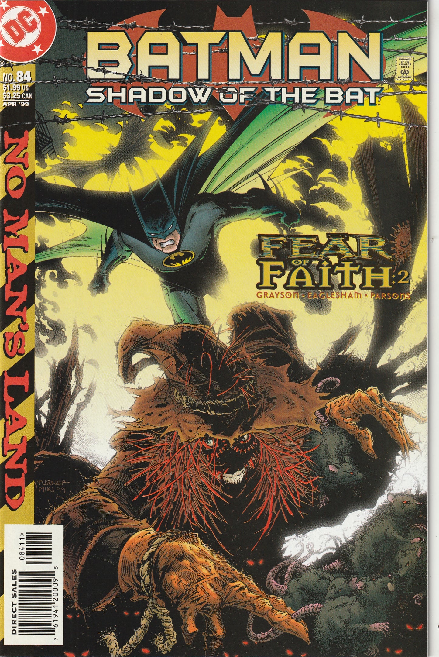 Batman: Shadow of the Bat #84 (1999) - No Man's Land