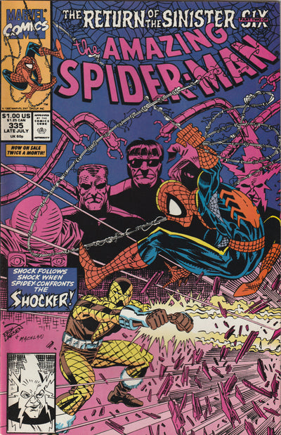 Amazing Spider-Man #334 (1990) - 1st Appearance of Hal McGee, The Return of Sinister Six