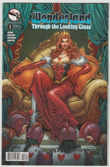 Grimm Fairy Tales Presents Wonderland - Through the Looking Glass #3 (2013) - Cover A Abhishek Malsuni