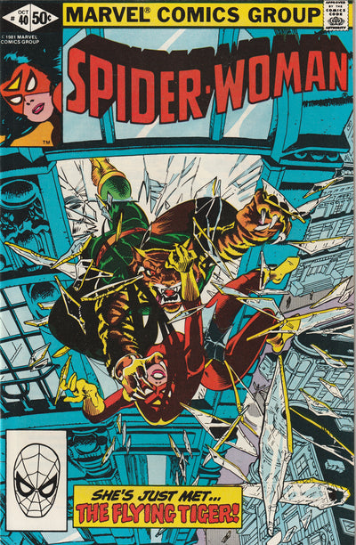 Spider-Woman #40 (1981) - 1st appearance of Flying Tiger