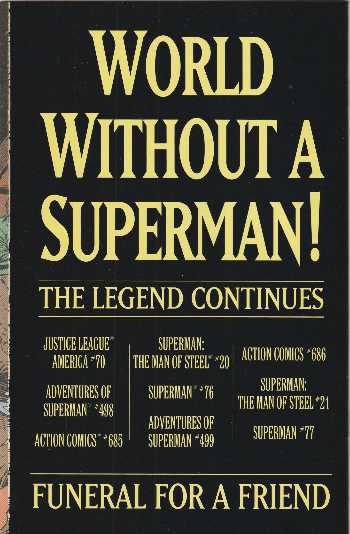 Superman #75 (Vol 2, 1993) - 2nd Printing, Death of Superman