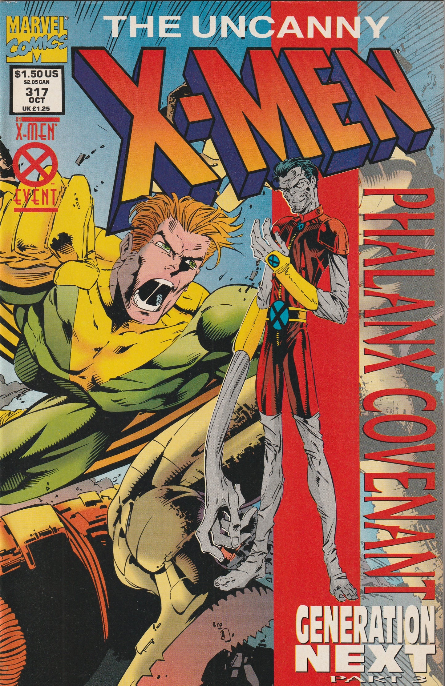 Uncanny X-Men #317 (1994) - 1st appearance of Blink & Skin