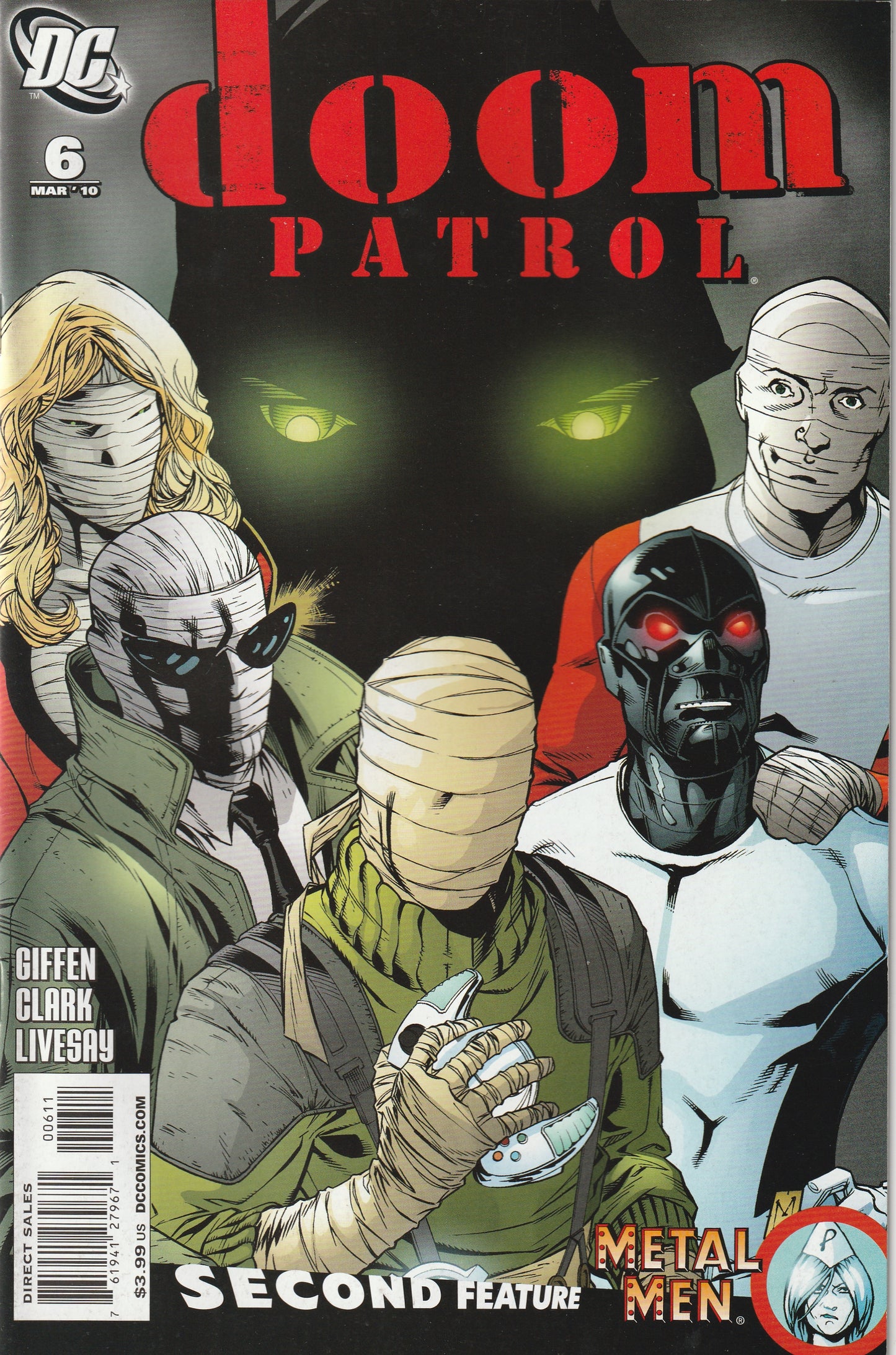 Doom Patrol #6 (Volume 5, 2010)