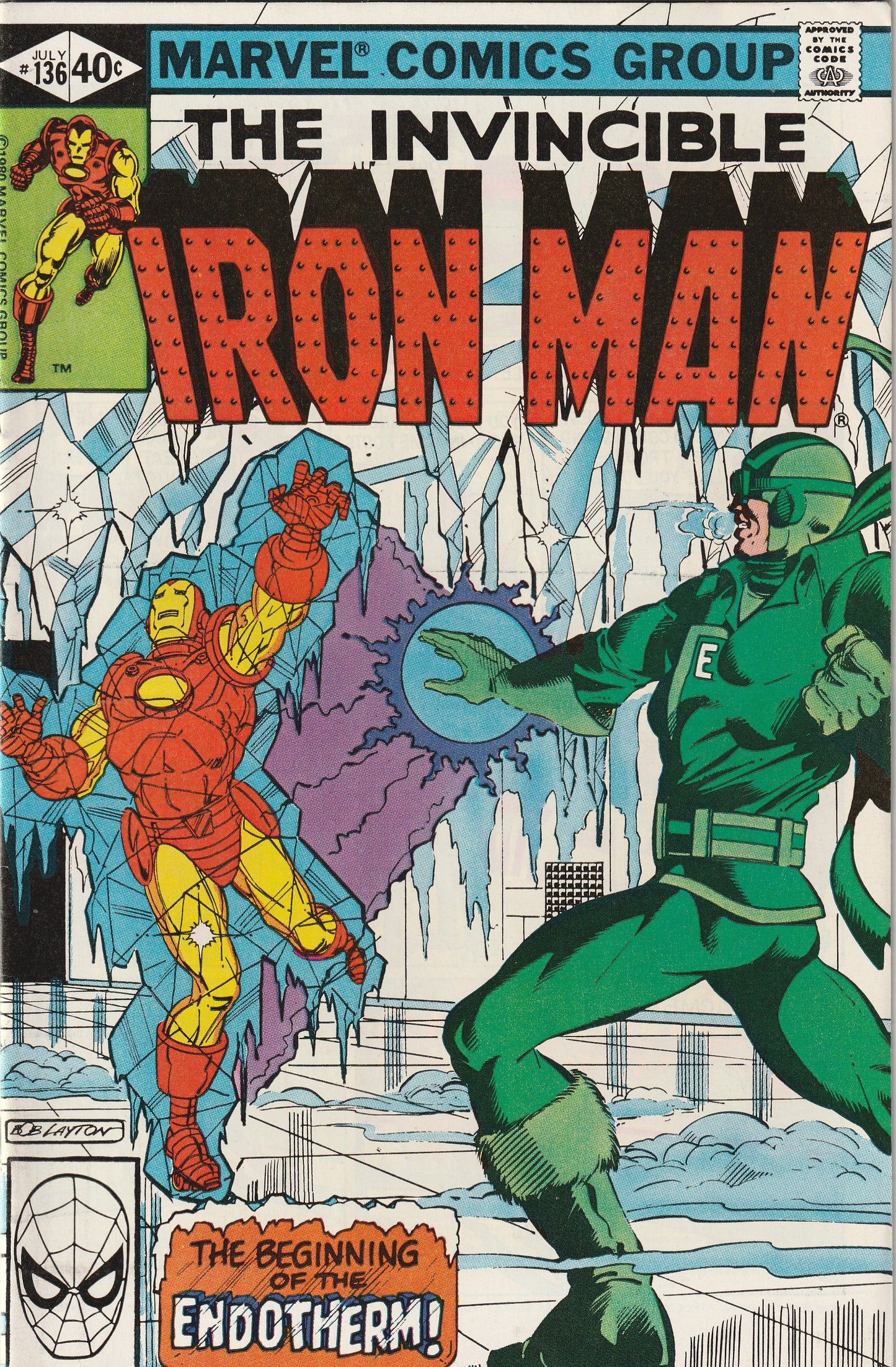Iron Man #136 (1980) - 1st Appearance of Endotherm (Thomas Wilkins)
