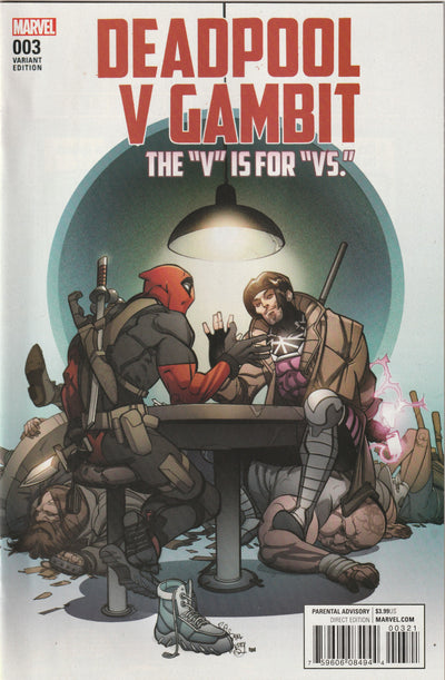 Deadpool V Gambit #3 (2016) - Pasqual Ferry Variant Cover