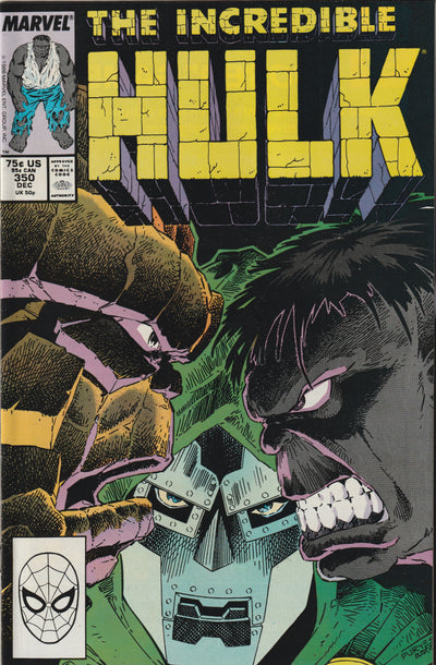 Incredible Hulk #350 (1988) - Hulk/Thing Battle