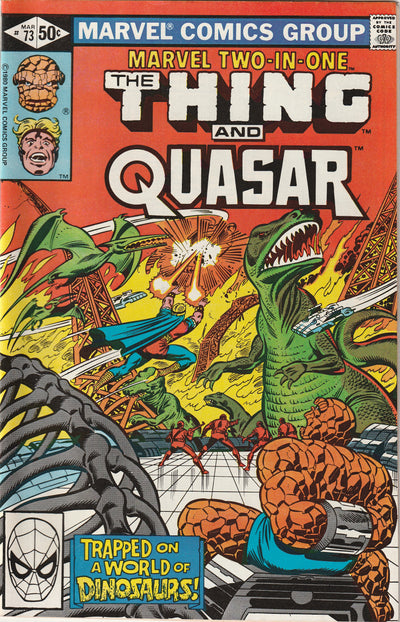 Marvel Two-in-One #73 (1981) - Quasar