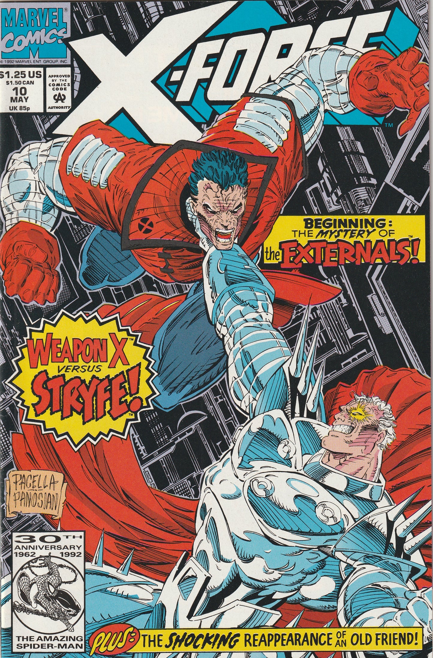 X-Force #10 (1992) - 1st Appearance of The Externals