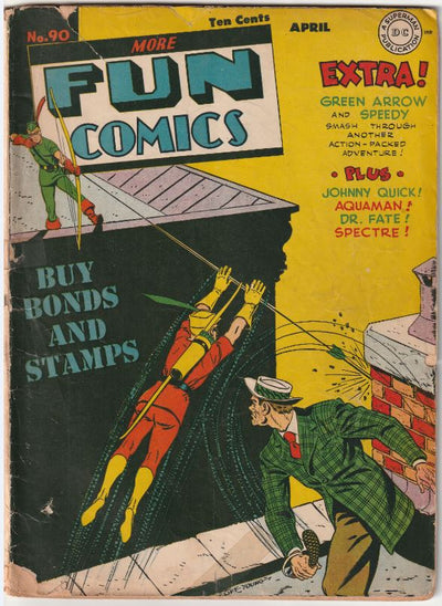 More Fun Comics #90 (1943) - Green Arrow & Speedy