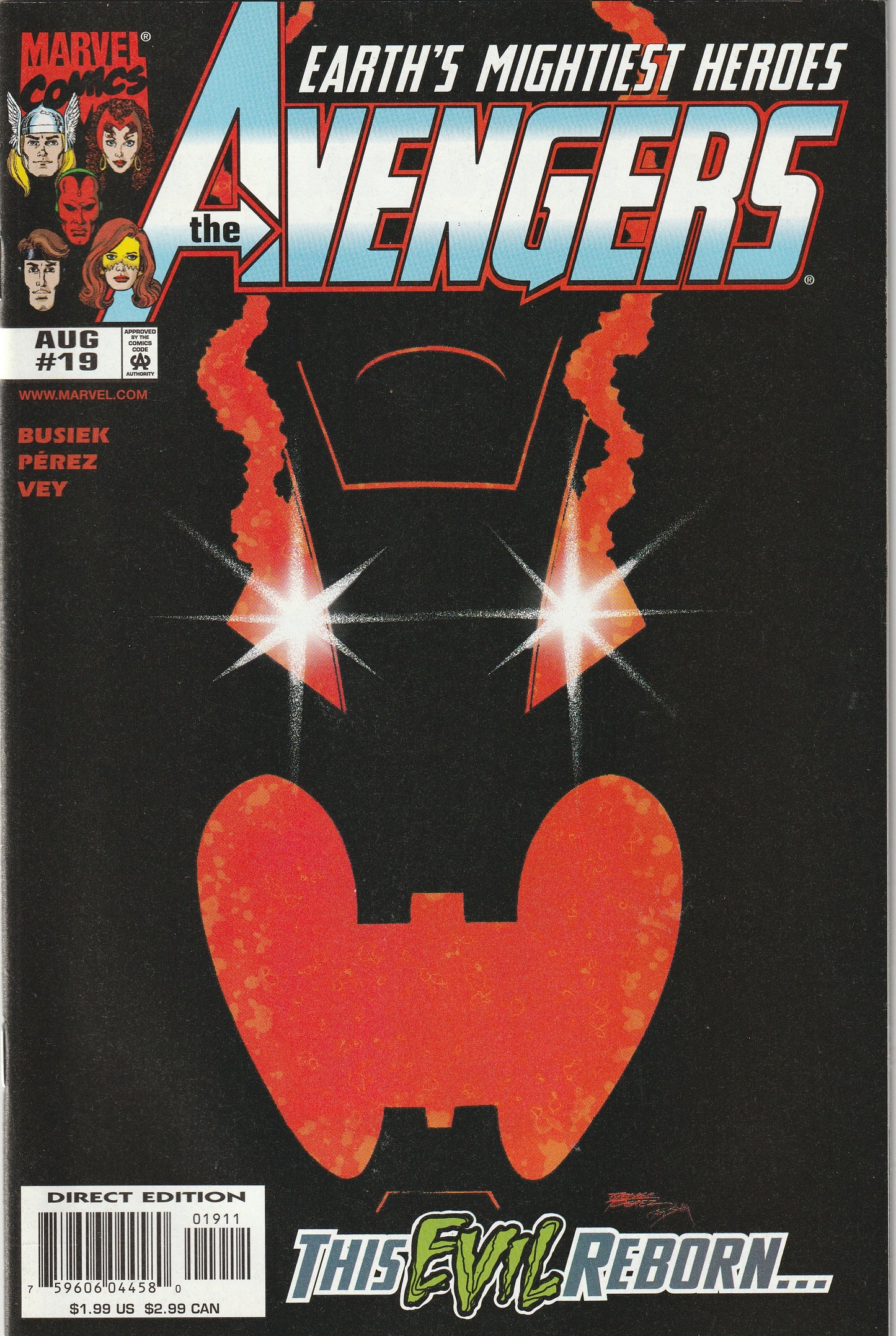 Avengers (Vol 3) #19 (1999) - Ultron, Alkhema