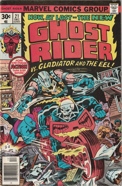 Ghost Rider #21 (1976) - Apparent Death of Eel (Leopold Stryke)