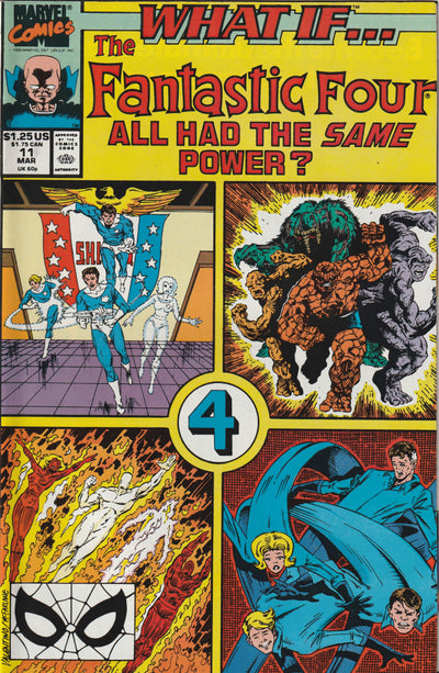 What If? #11 (Vol 2 - 1990) - The Fantastic Four All Had the Same Power