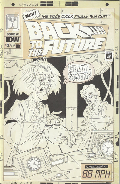 Back to the Future: Tales From the Time Train #1 (2017) - Cover B