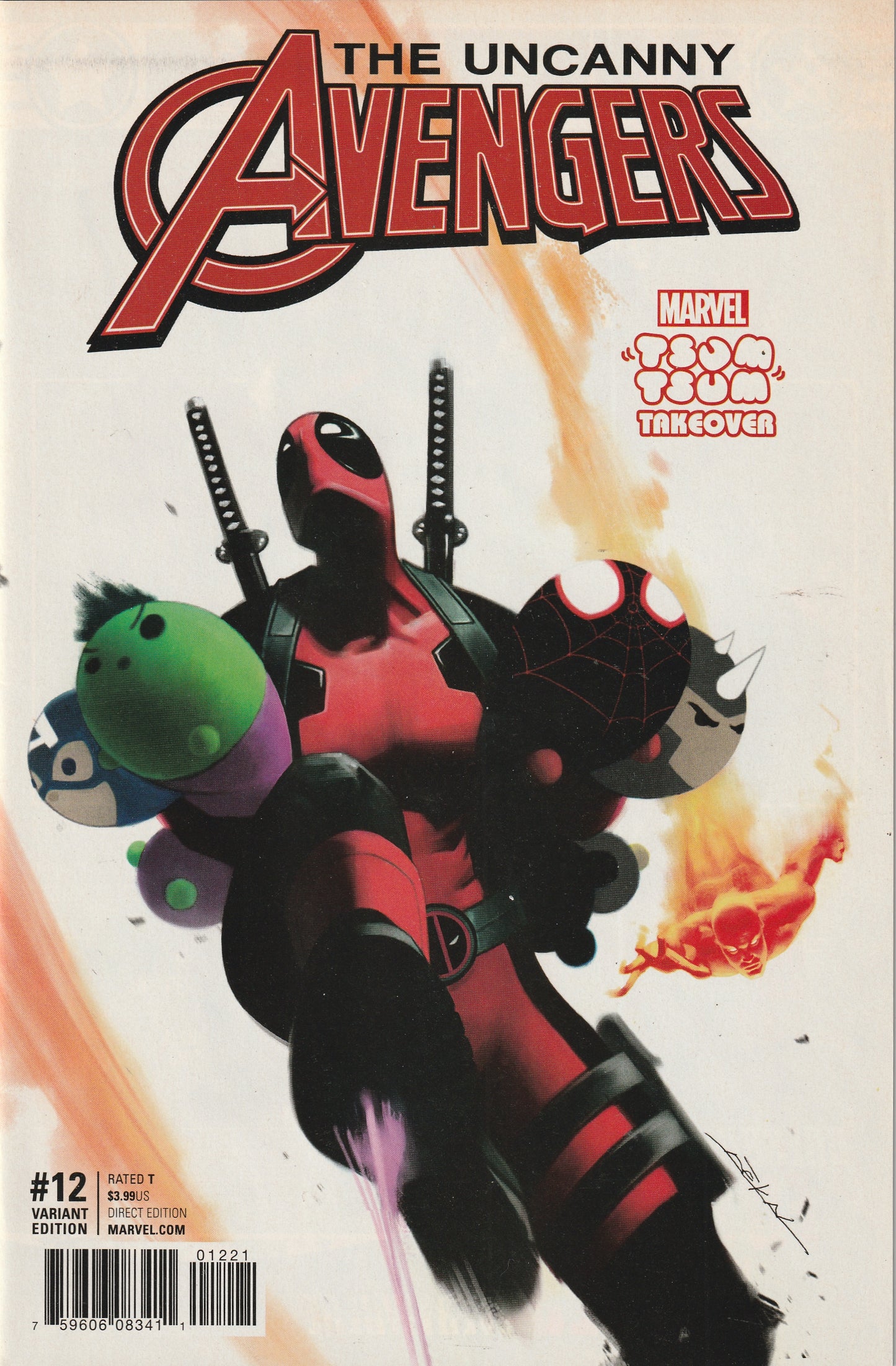 Uncanny Avengers #12 (2016) - Jeff Dekal Marvel Tsum Tsum Takeover Variant Cover