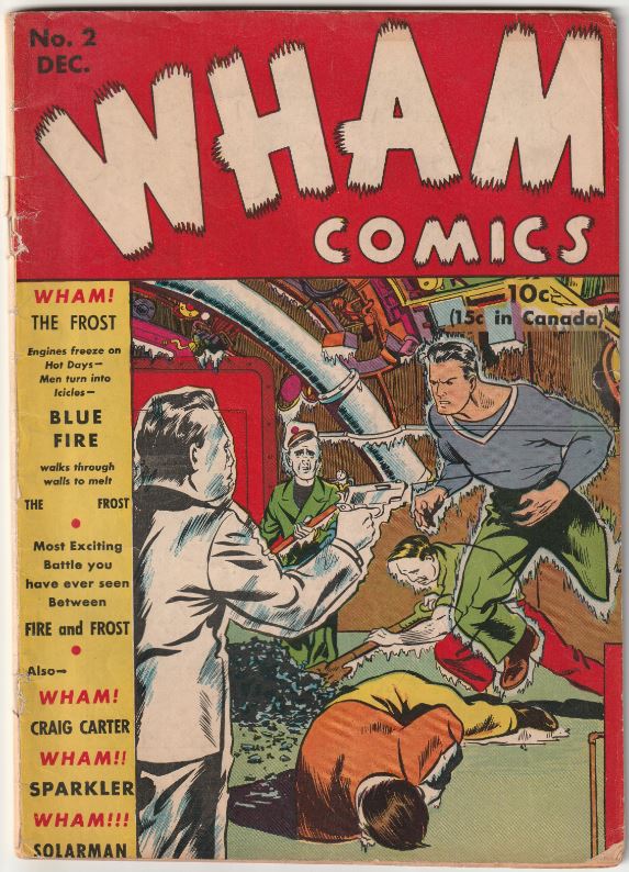 Wham Comics #2 (1940) - Origin Blue Fire & Solarman