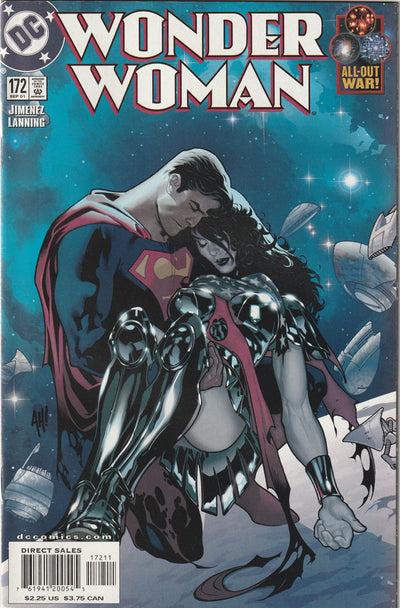 Wonder Woman #172 (2001) - Superman cover