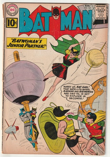 Batman #141 (1961) - 1st App of Clockmaster, 2nd App of Bat-Girl