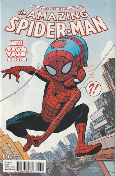 Amazing Spider-Man (Volume 4) #16 (2016) - Chris Samnee Marvel Tsum Tsum Takeover Variant Cover