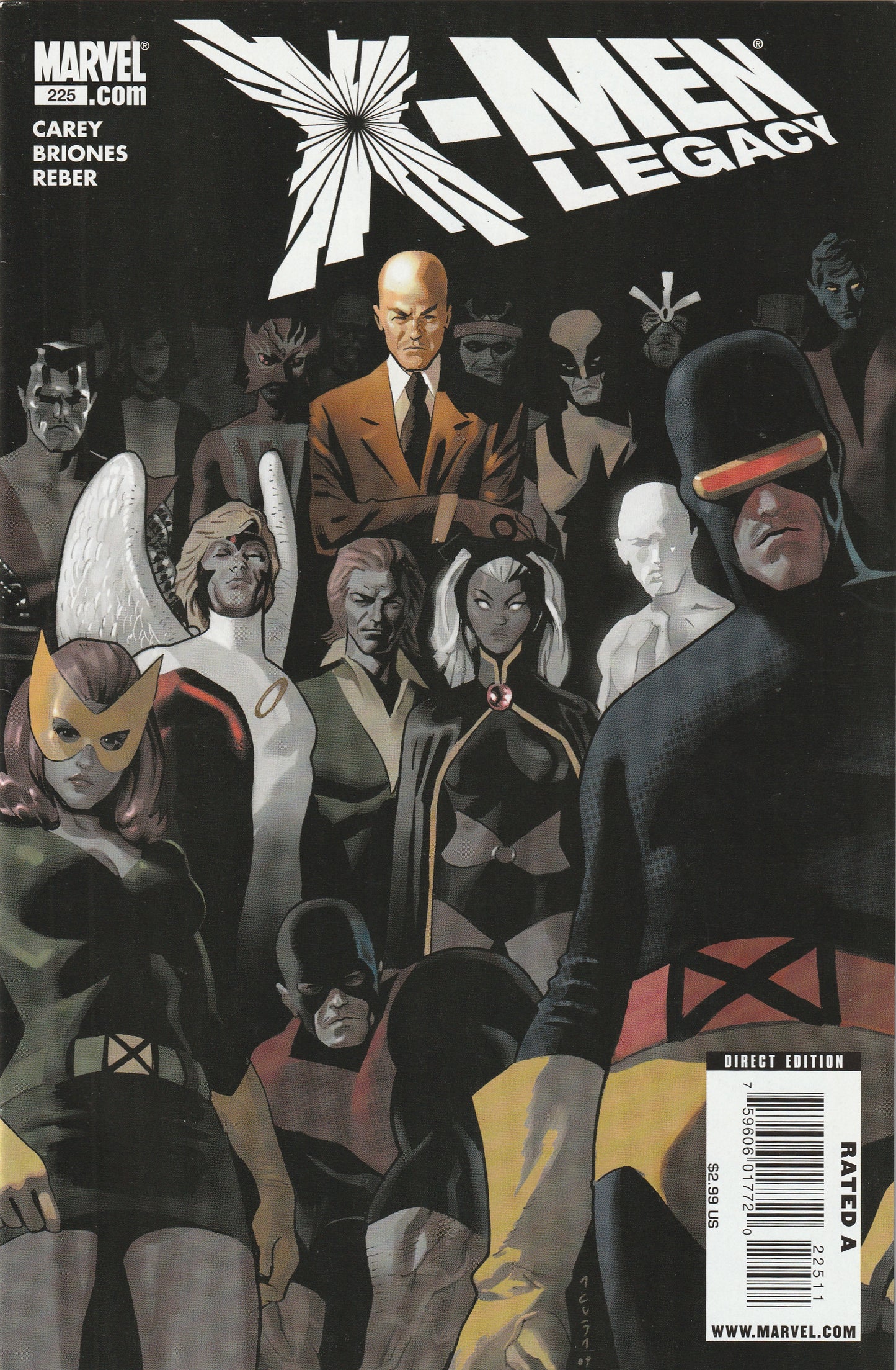 X-Men: Legacy #225 (2009) - Daniel Acuna Cover