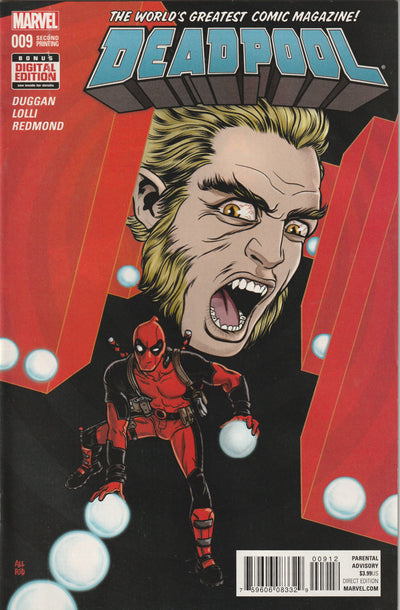 Deadpool #9 (2016) - 2nd Printing Mike Allred Variant Cover