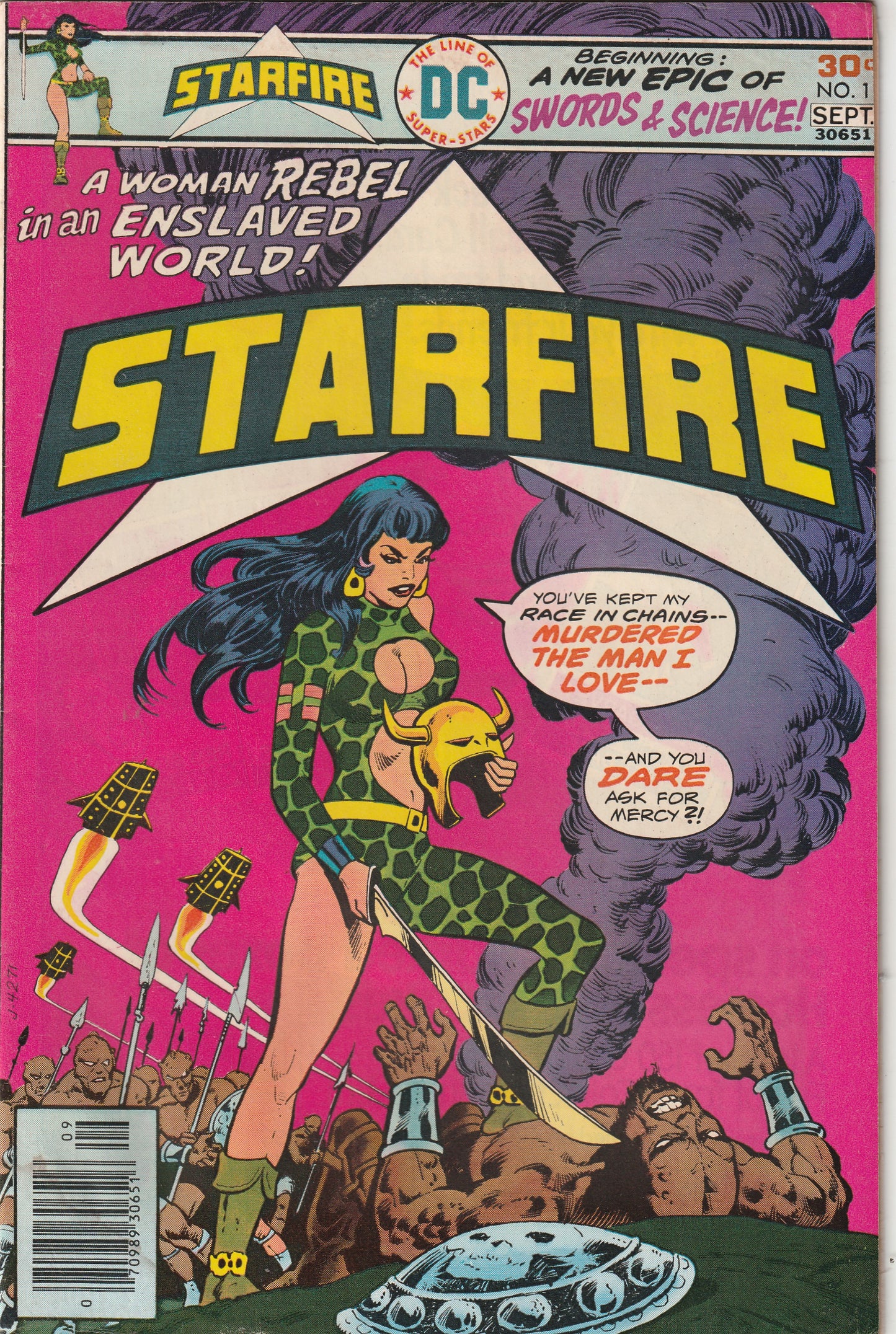 Starfire #1 (1976) - 1st appearance of Starfire, an alien freedom fighter