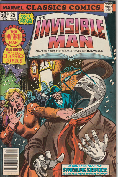 Marvel Classics Comics #25 (1977) - The Invisible Man