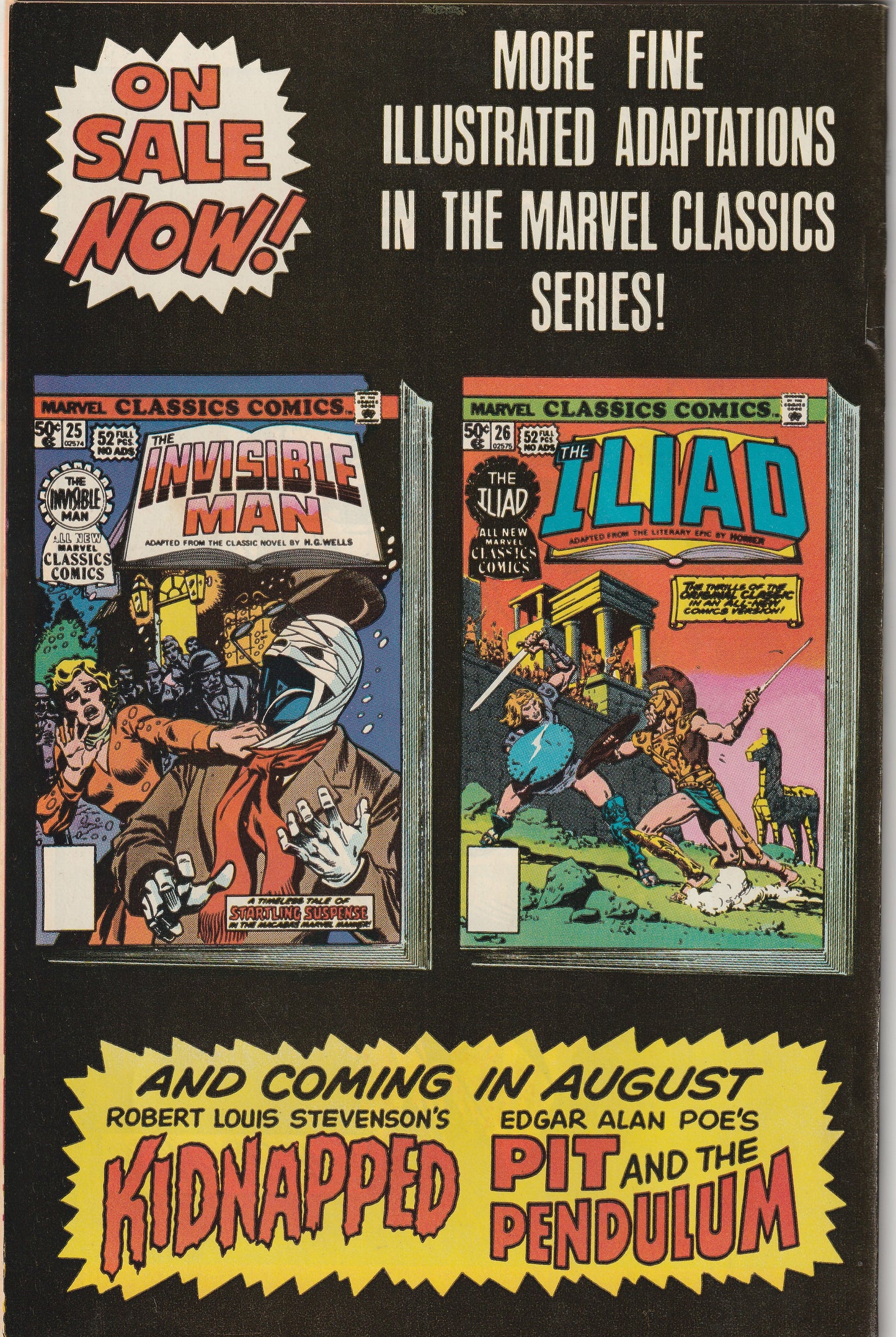 Marvel Classics Comics #25 (1977) - The Invisible Man