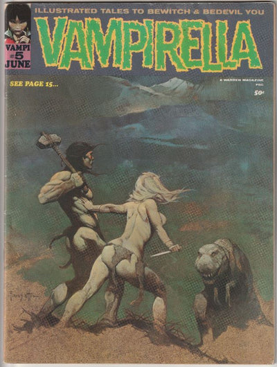 Vampirella #5 (1970) - Frank Frazetta cover