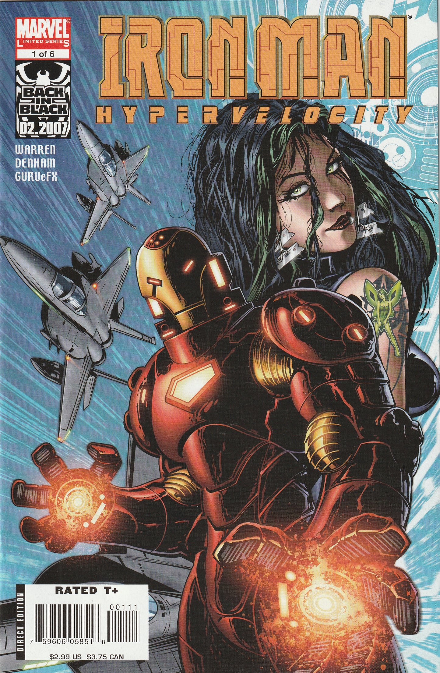Iron Man Hypervelocity (2007) - 6 issue mini series