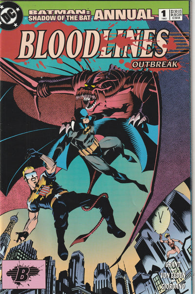 Batman: Shadow of the Bat Annual #1 (1993) - Bloodlines Outbreak