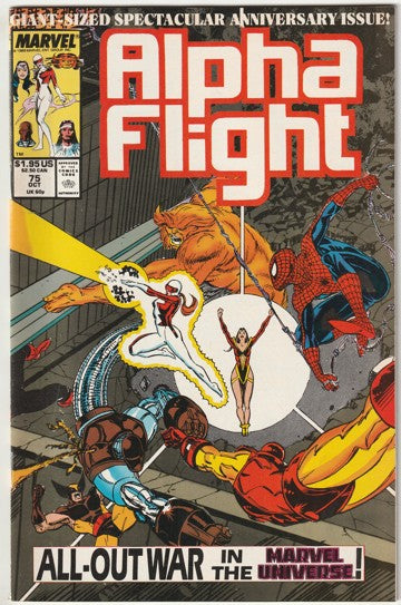 Alpha Flight #75 (1989) - Double sized issue