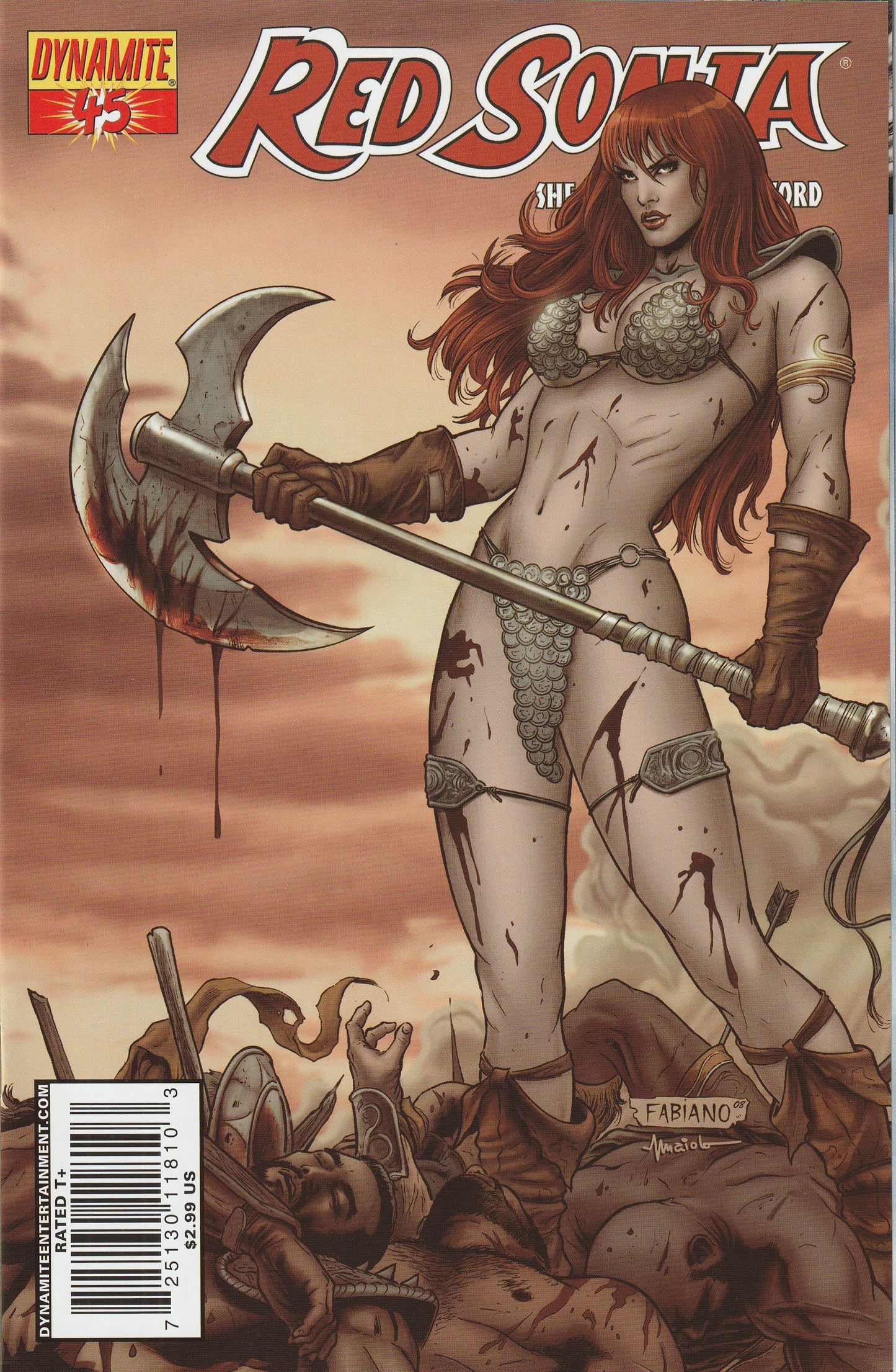 Red Sonja #45 (2009) - Fabiano Neves Cover