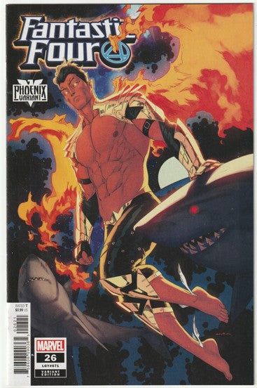 Fantastic Four #26 (LGY #671, Volume 6, 2021) - Kris Anka Namor Phoenix Variant Cover