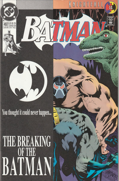 Batman #497 (1993) - Bane Breaks Batman's Back, Knightfall Part 11