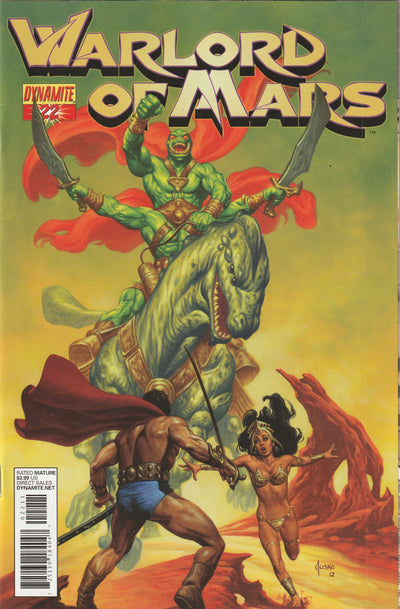 Warlord of Mars #22 (2012) - Joe Jusko Cover