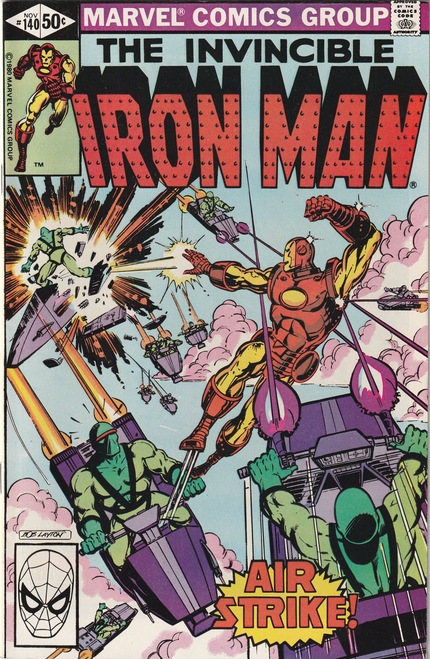 Iron Man #140 (1980) - 2nd Appearance of Force (Clayton Wilson)