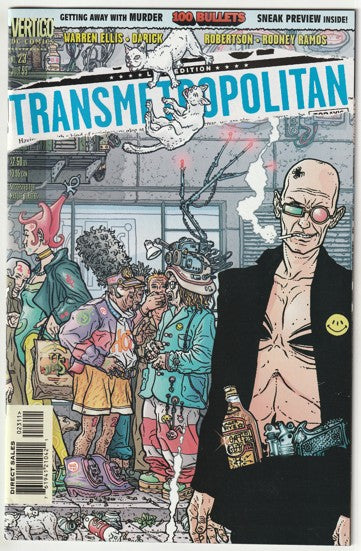 Transmetropolitan #23 (1999) - 100 Bullets Preview