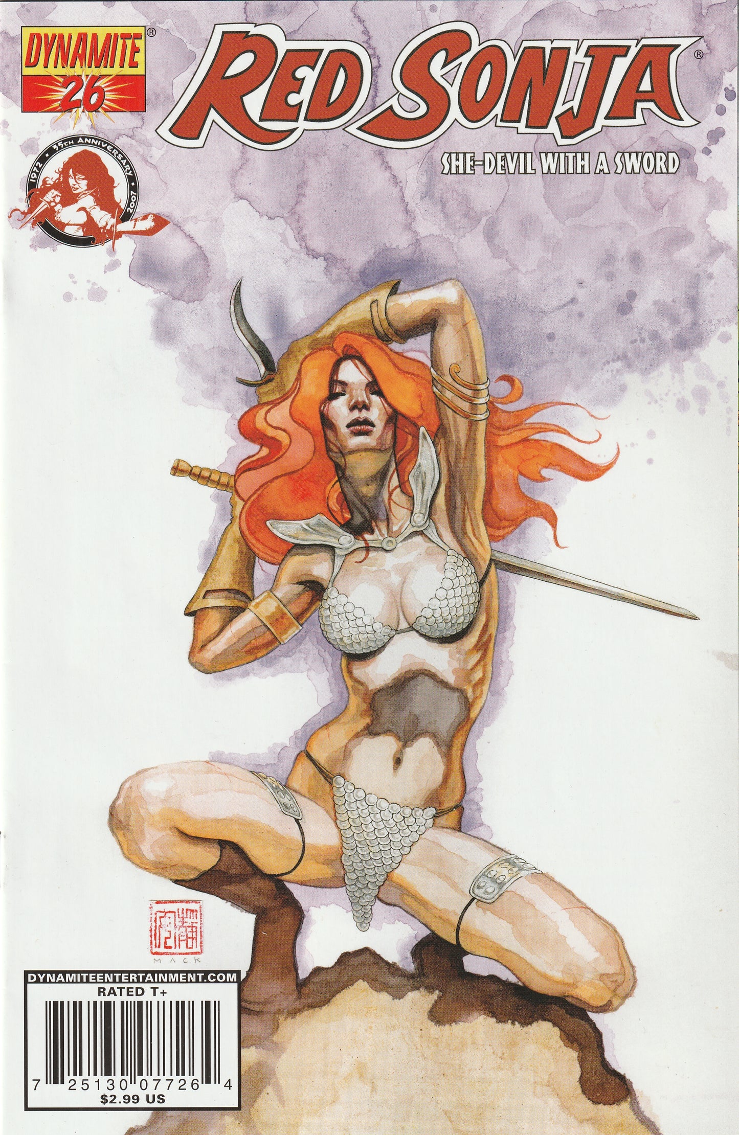 Red Sonja #26 (2007) - David Mack Cover