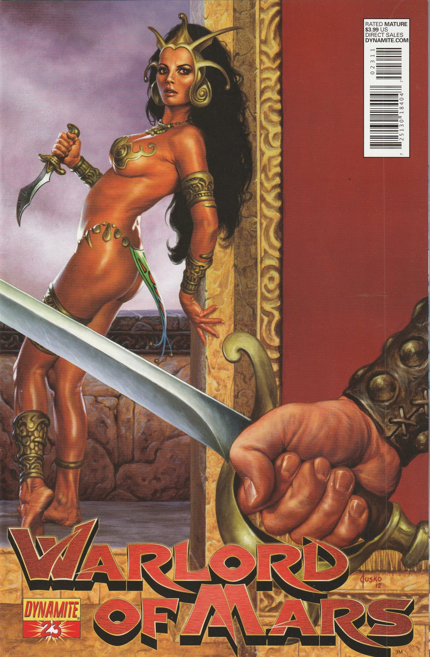 Warlord of Mars #23 (2013) - Joe Jusko Cover