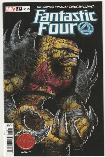 Fantastic Four #27 (LGY #672, Volume 6, 2021) - Juan Ferreyra Knullified Variant Cover